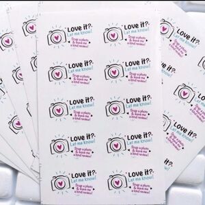 30 Love It? Sticker Sheets.